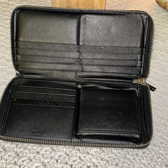 Prada Saffiano Organizer Leather Wallet - Picture 7 of 14